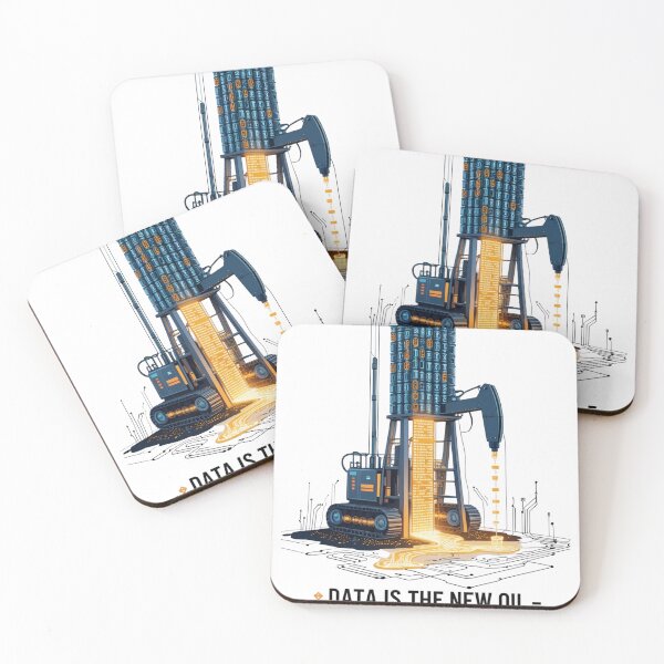 Item preview, Data is the new oil, Data engineering designed and sold by MAKCOLORS.