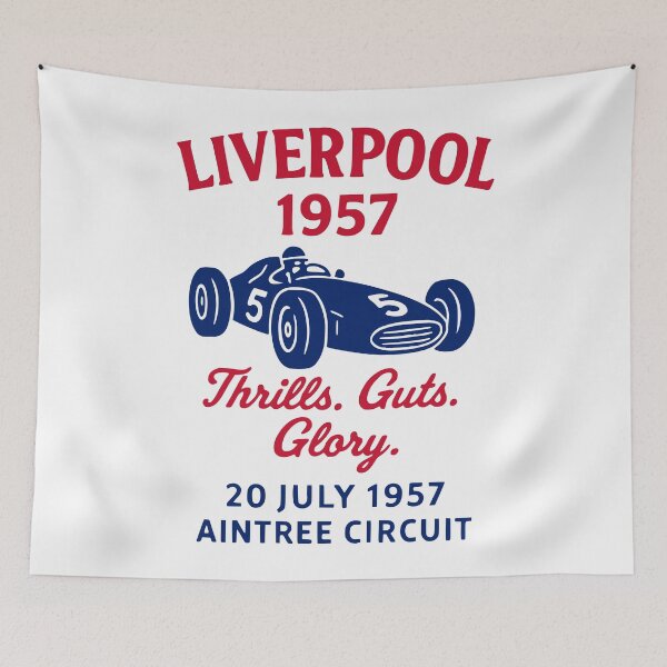 Item preview, Liverpool 1957 - Vintage Racing with Style & History designed and sold by Malek Design.