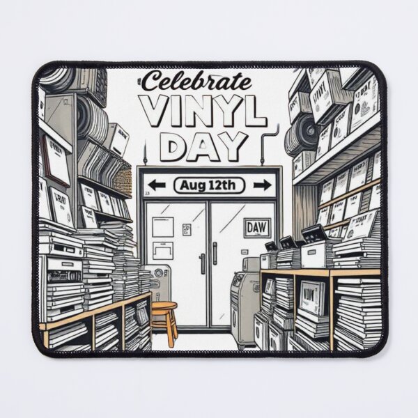 Item preview, Retro Vinyl Record Store Poster designed and sold by Iuqiune.