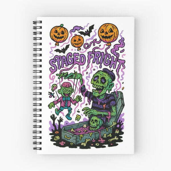 Item preview, Staged Fright – Halloween Horror on Display designed and sold by Drawian Studio.