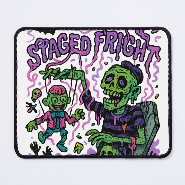 Item preview, Staged Fright – Halloween Horror on Display designed and sold by Drawian Studio.
