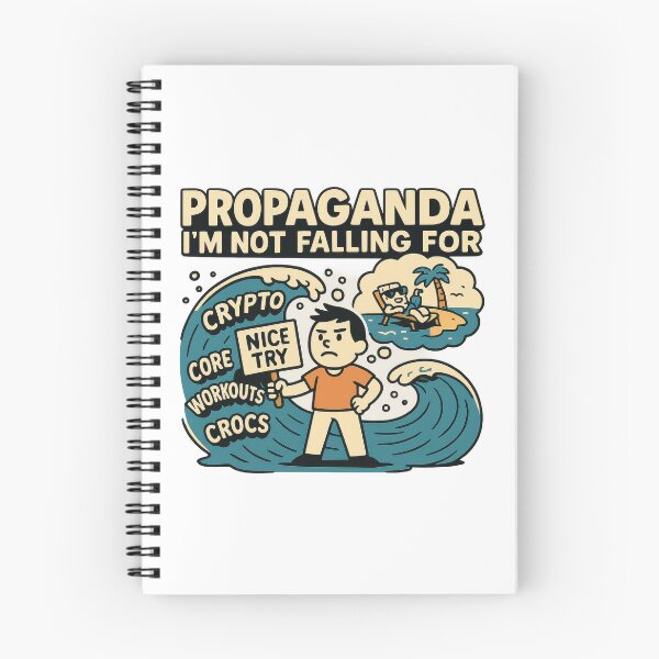 Item preview, Propaganda I'm Not Falling For Funny Meme designed and sold by VISIONARTIST.