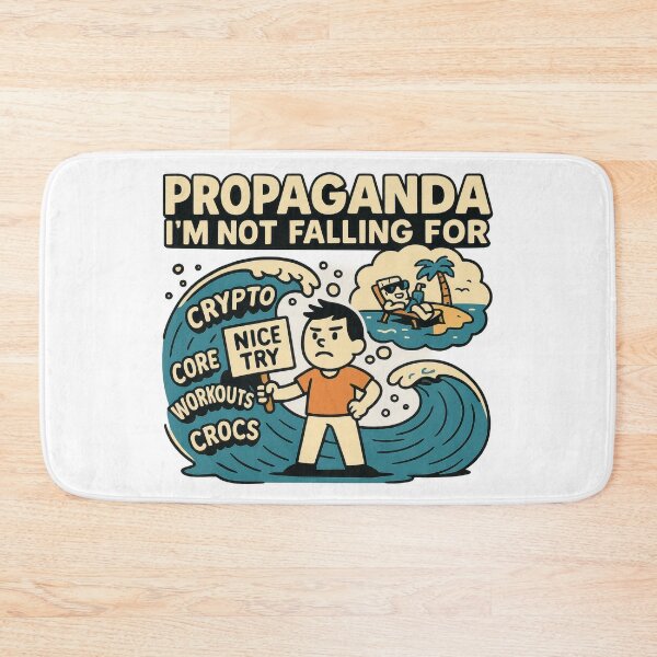 Item preview, Propaganda I'm Not Falling For Funny Meme designed and sold by VISIONARTIST.