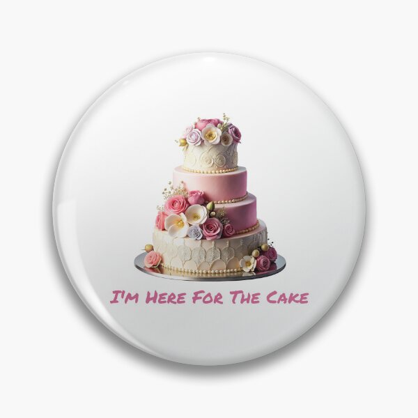 Item preview, A beautiful pink and white wedding cake decorated with flowers designed and sold by Merrylands Artshop.