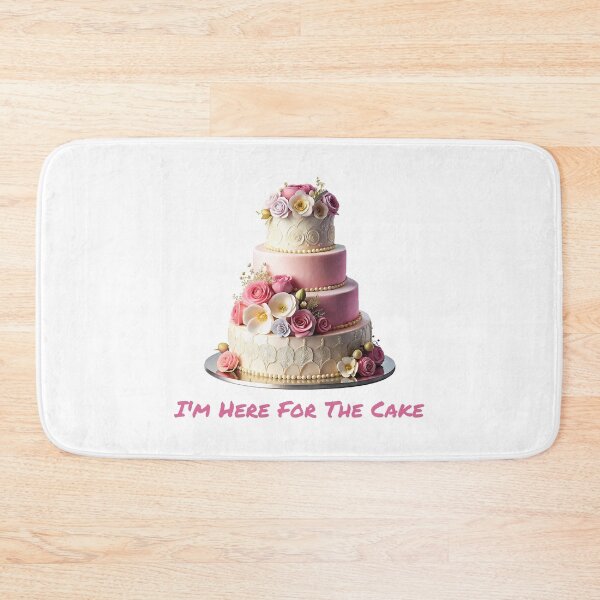 Item preview, A beautiful pink and white wedding cake decorated with flowers designed and sold by Merrylands Artshop.