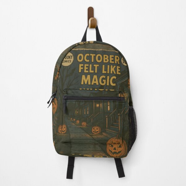 Item preview, October felt like magic - Nostalgic Halloween Cover designed and sold by bapupa.