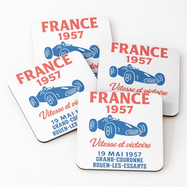 Item preview, France 1957 - Racing culture meets elegance & Grand Prix flair designed and sold by Malek Design.
