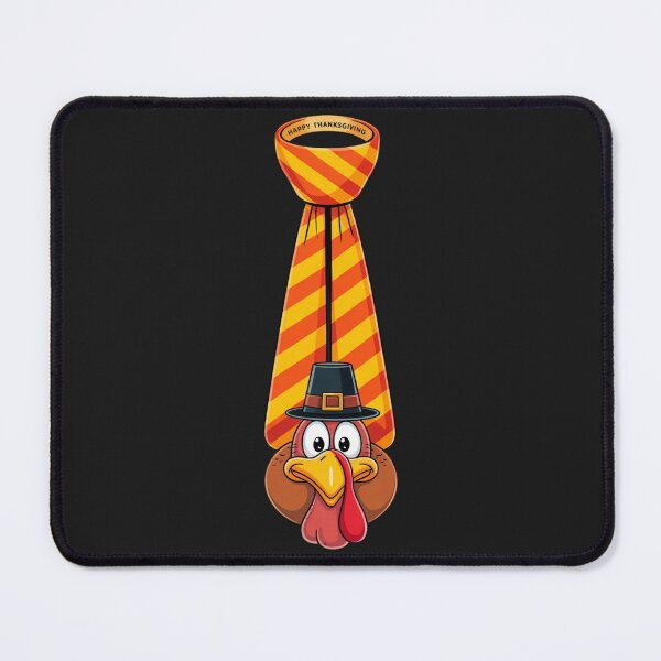 Item preview, Funny thanksgiving tie with turkey for family dinner designed and sold by ConceptualVibes.