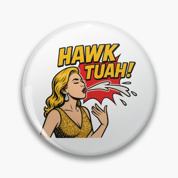 Item preview, HAWK TUAH Viral Spit Meme Pop Art designed and sold by VISIONARTIST.