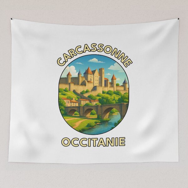 Item preview, Carcassonne Medieval Fortress – Occitanie, France designed and sold by inkNext.