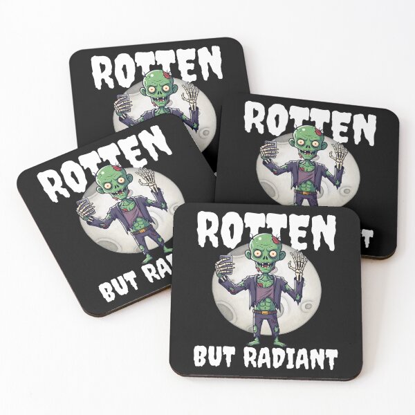 Item preview, ROTTEN BUT RADIANT - ZOMBIE HALLOWEEN designed and sold by KEF Custom.