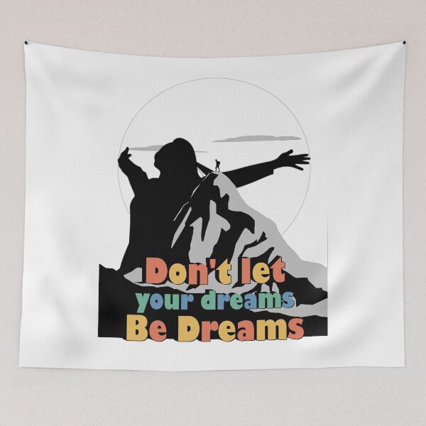 Item preview,  Don't Let Your Dreams Be Dreams Quote Design | Inspirational Typography designed and sold by ArtsyExplorer.