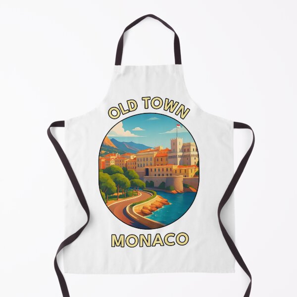 Item preview, Monaco Old Town and Prince's Palace – Scenic Mediterranean View designed and sold by inkNext.