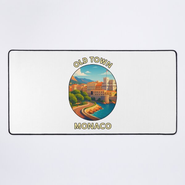 Item preview, Monaco Old Town and Prince's Palace – Scenic Mediterranean View designed and sold by inkNext.