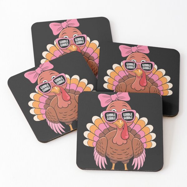 Item preview, Gobble Turkey Day Happy Thanksgiving Toddlers Girls Kids designed and sold by ConceptualVibes.