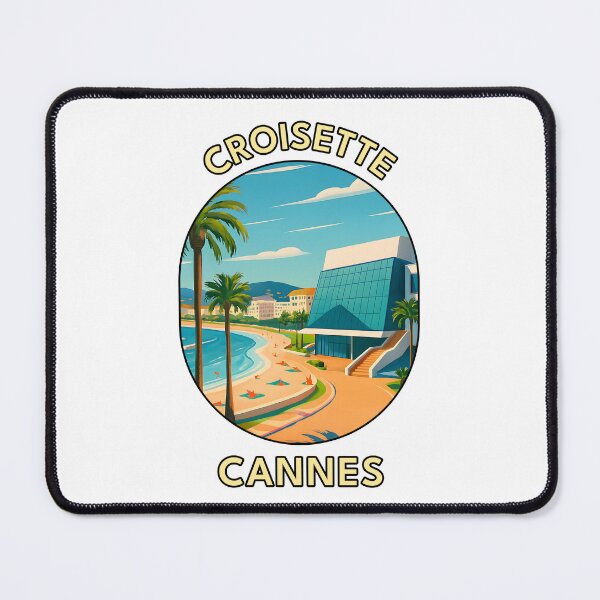 Item preview, Cannes La Croisette & Film Festival Hall – French Riviera Travel Art designed and sold by inkNext.