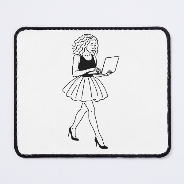 Item preview, Carrie Bradshaw Tutu Street Style – Sex and the City Line Art Print designed and sold by Outlined Era.