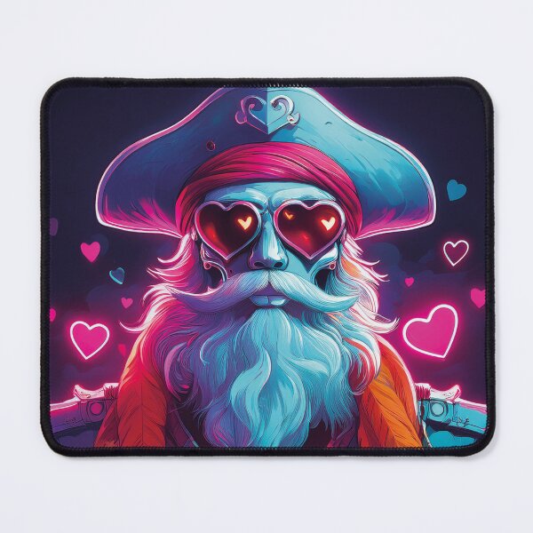 Item preview, Captain Loveheart - Stylish Pirate Skull Swagger designed and sold by Becky-Poppins.