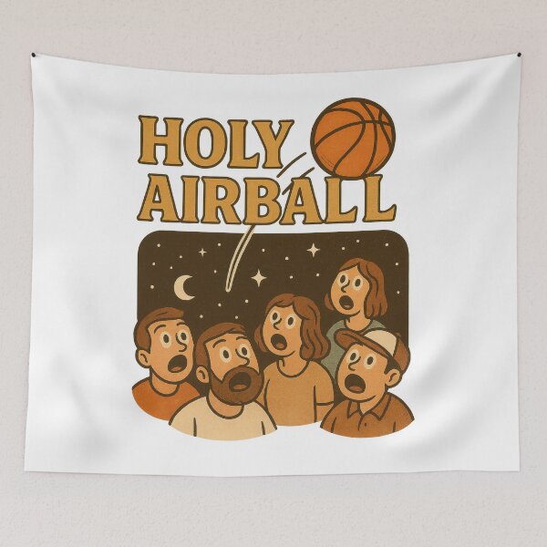 Item preview, Holy Airball Funny Basketball Meme designed and sold by VISIONARTIST.