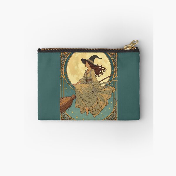Item preview, Art Nouveau Stylized And Decorative Witch designed and sold by taiche.