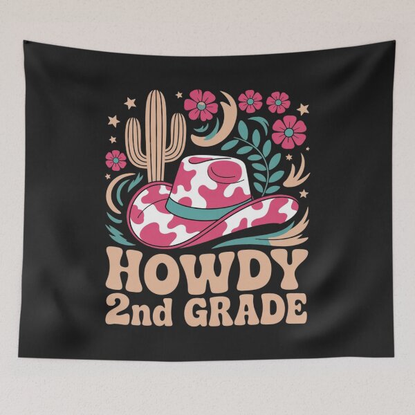 Item preview, Howdy Second Grade Western Cowgirls 2nd Grade Squad Teacher designed and sold by ConceptualVibes.