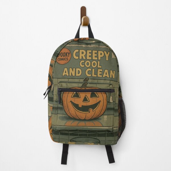 Item preview, Creepy cool and clean - Retro Halloween Cover designed and sold by bapupa.