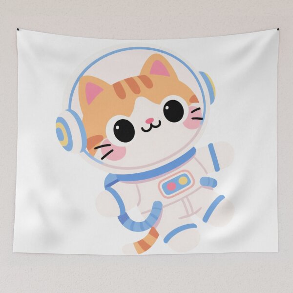 Item preview, Space Kitty Floating designed and sold by 2rose.