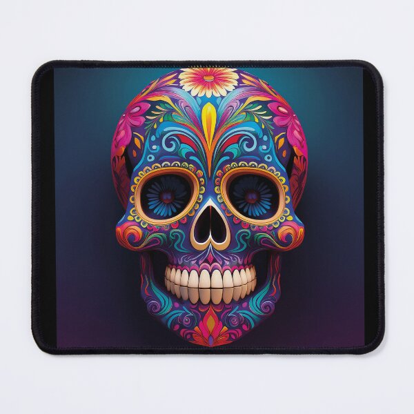 Item preview, Calavera Colorida – Painted Skull for Día de los Muertos designed and sold by Becky-Poppins.