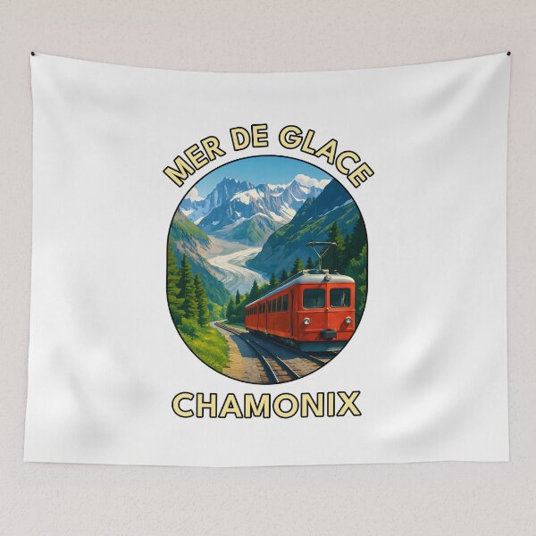 Item preview, Mer de Glace Glacier Train – Chamonix Alps Scenic Railway designed and sold by inkNext.