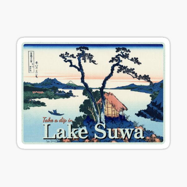 Item preview, Take a dip in Lake Suwa designed and sold by Umami Artshop.