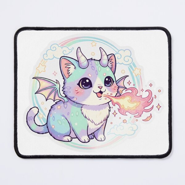 Item preview, Pastel Dragon Kitty designed and sold by BYnomi.