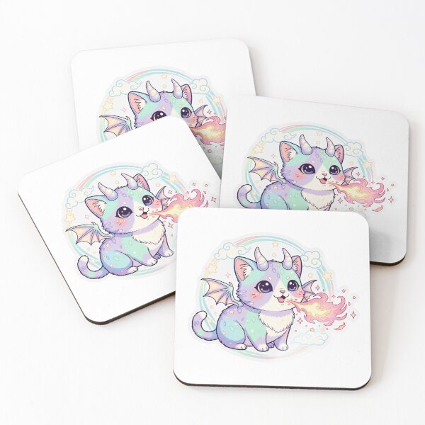 Item preview, Pastel Dragon Kitty designed and sold by BYnomi.