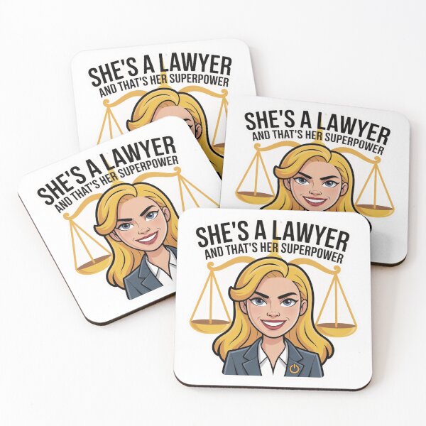 Item preview, Cartoon Blonde Lawyer designed and sold by ArtQueen777.