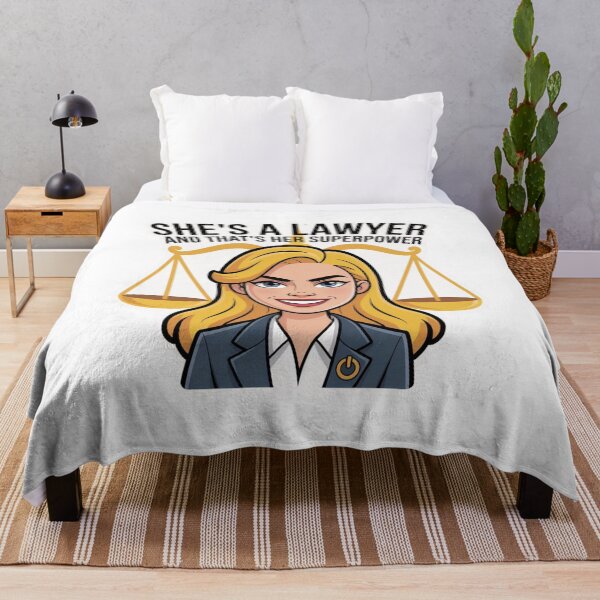 Item preview, Cartoon Blonde Lawyer designed and sold by ArtQueen777.