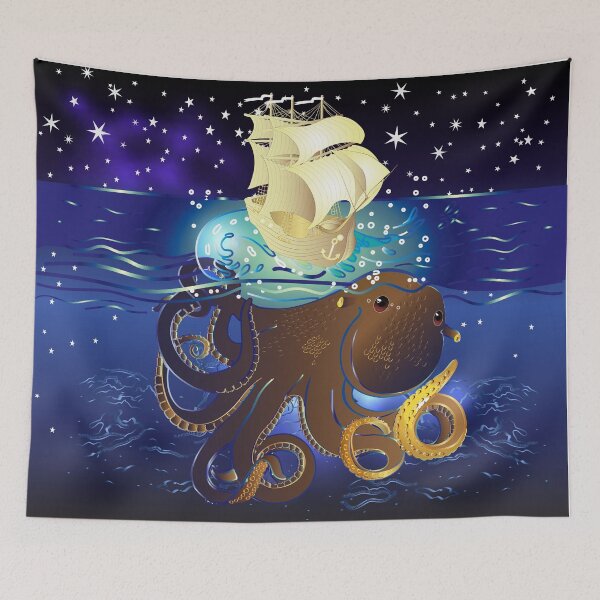 Item preview, Octopus Huge and Caravella designed and sold by SVETLANA ZOLOTAREVA.