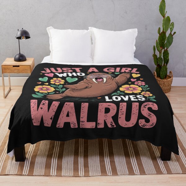 Item preview, Walrus Animal Lover Just A Girl Who Loves Walrus  designed and sold by ConceptualVibes.