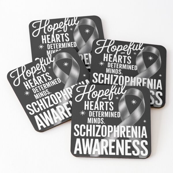 Item preview, Hopeful Hearts Determined Minds Schizophrenia Awareness designed and sold by ConceptualVibes.