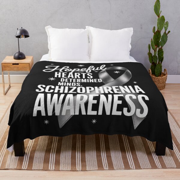 Item preview, Hopeful Hearts Determined Minds Schizophrenia Awareness designed and sold by ConceptualVibes.