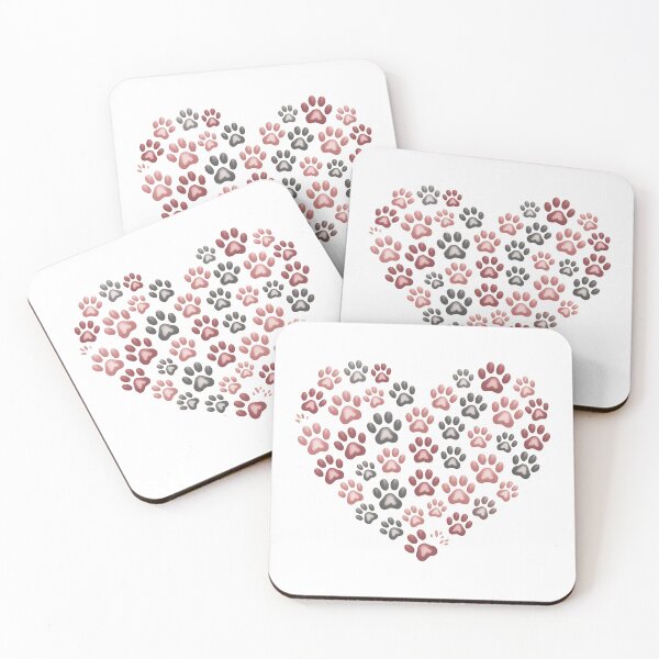 Item preview, heart paw print  designed and sold by jkrphoto.