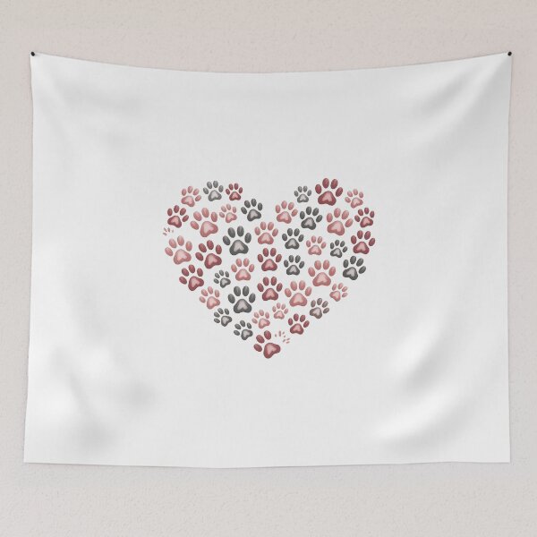 Item preview, heart paw print  designed and sold by jkrphoto.