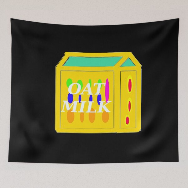 Item preview, Oat Milk - colorful carton designed and sold by DamioPolArt.