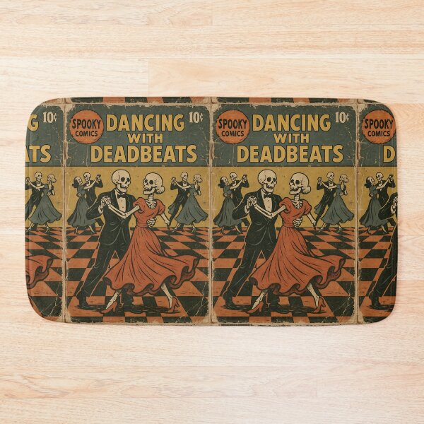 Item preview, Dancing with deadbeats - Retro Halloween Cover designed and sold by bapupa.