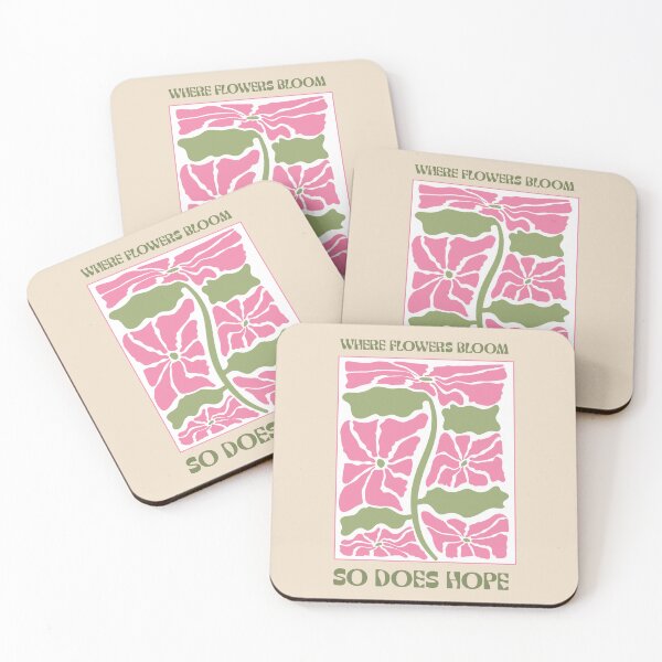 Item preview, Where Flowers Bloom, So Does Hope – Inspirational Floral Art designed and sold by chatzous.