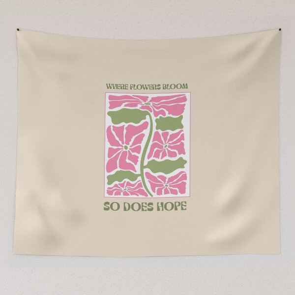 Item preview, Where Flowers Bloom, So Does Hope – Inspirational Floral Art designed and sold by chatzous.