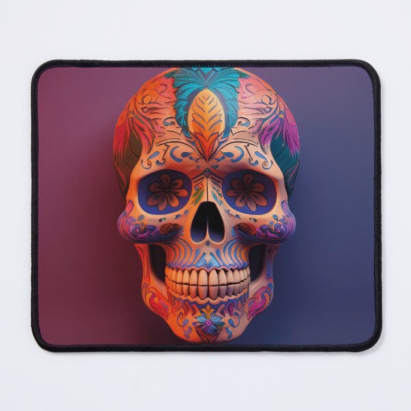 Item preview, Haunted Brushstrokes – Painted Skull for Spooky Season designed and sold by Becky-Poppins.