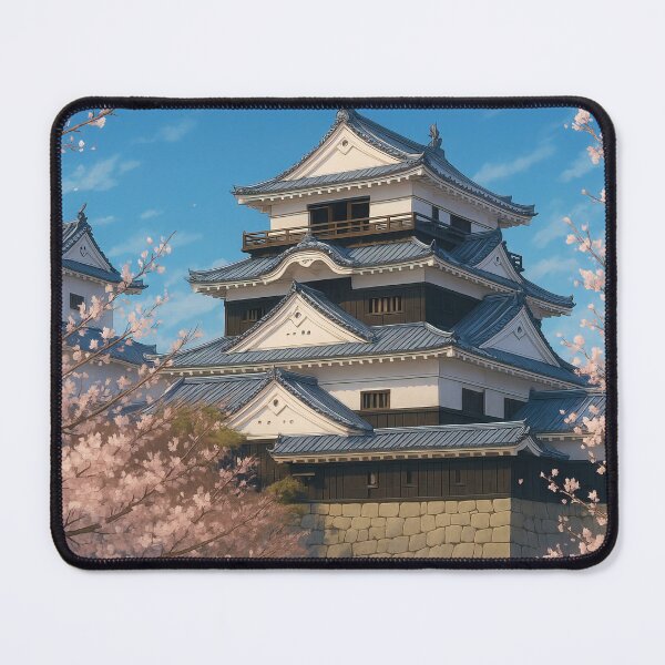 Item preview, Iyo Matsuyama Castle in Spring Season designed and sold by Takeda-art.