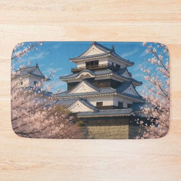 Item preview, Iyo Matsuyama Castle in Spring Season designed and sold by Takeda-art.