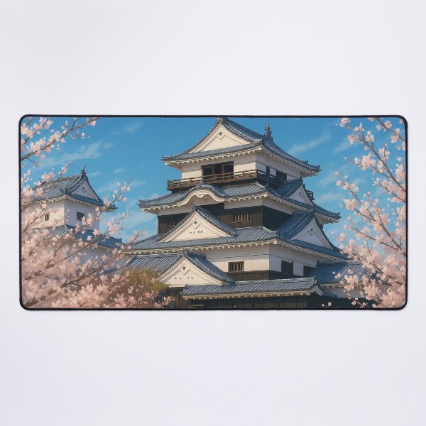 Item preview, Iyo Matsuyama Castle in Spring Season designed and sold by Takeda-art.