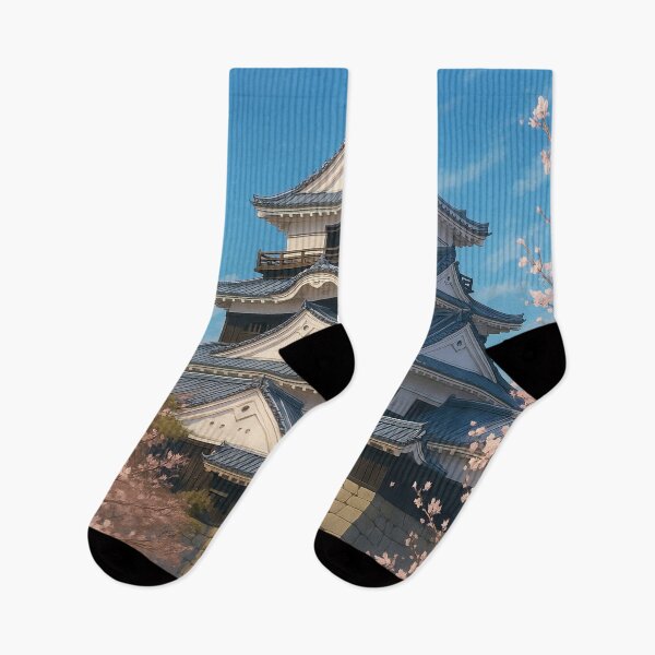 Item preview, Iyo Matsuyama Castle in Spring Season designed and sold by Takeda-art.