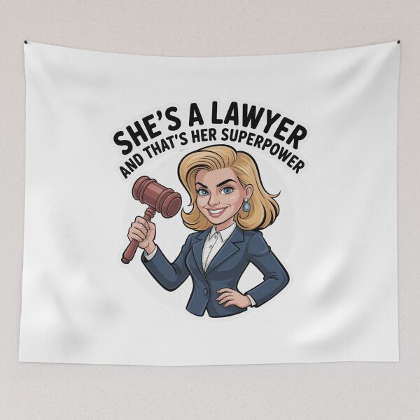 Item preview, Cartoon Blonde Lawyer designed and sold by ArtQueen777.